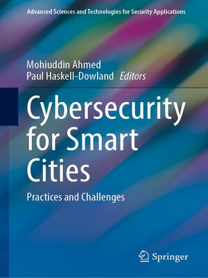 cover image of Cybersecurity for Smart Cities